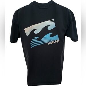 BILLABONG Surf Navy Blue Logo Tee Shirt Men M Medium